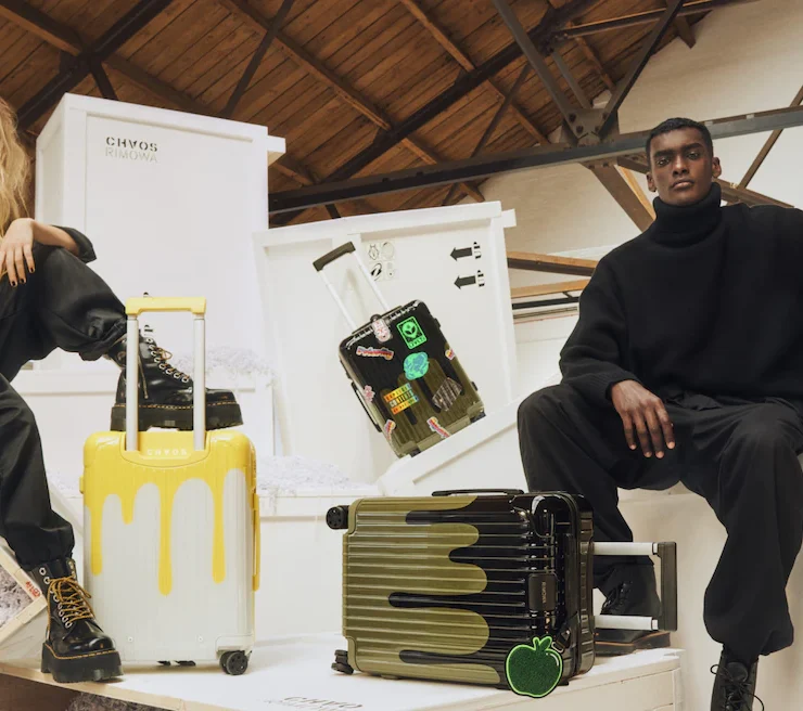RIMOWA x CHAOS collaborate for limited-edition line of suitcases