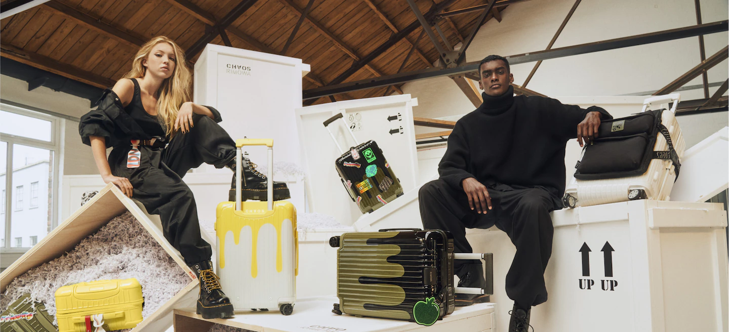 RIMOWA x CHAOS collaborate for limited-edition line of suitcases