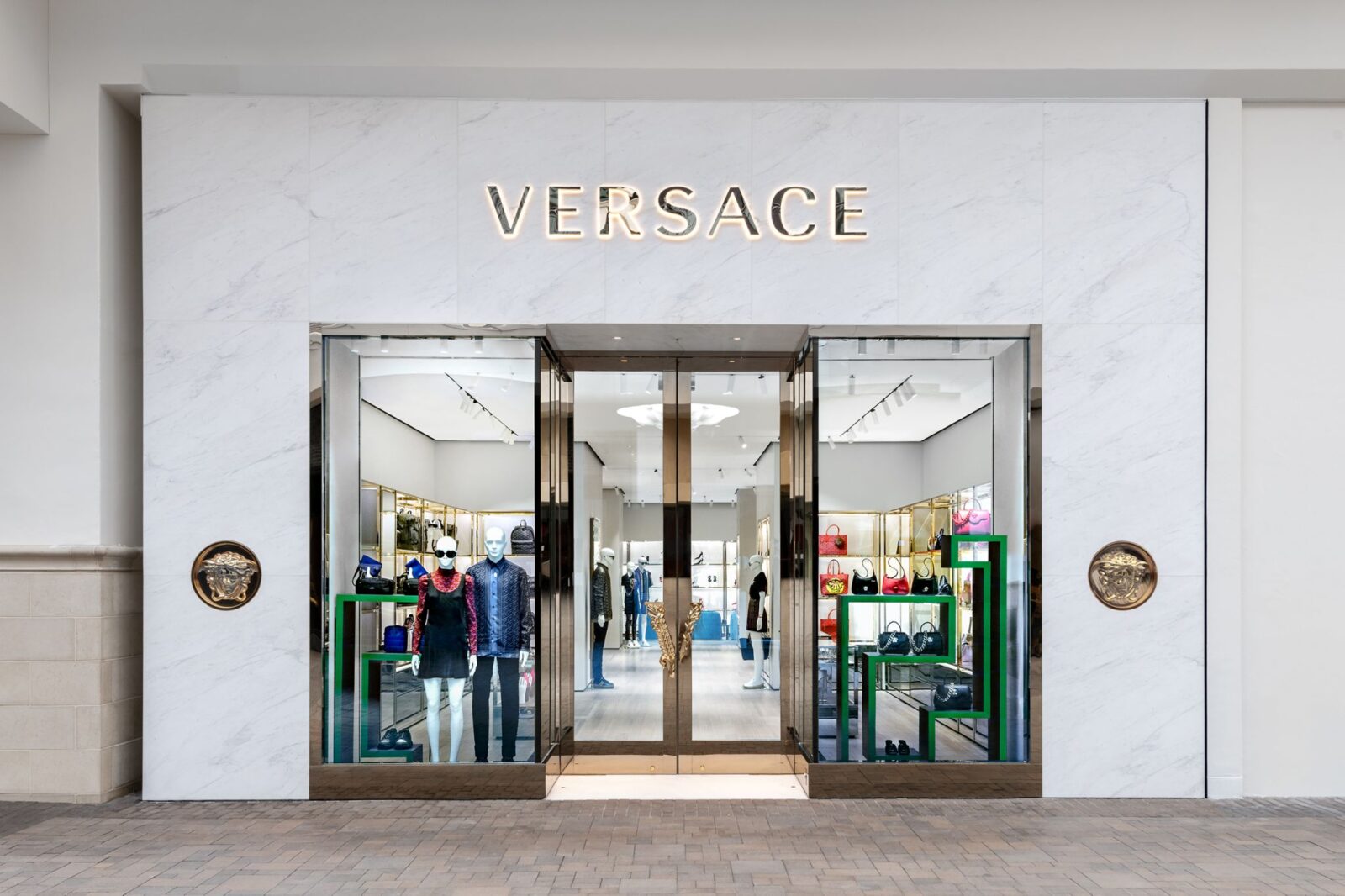 Versace Unveils New Boutique In San Diego California's Fashion Valley Mall