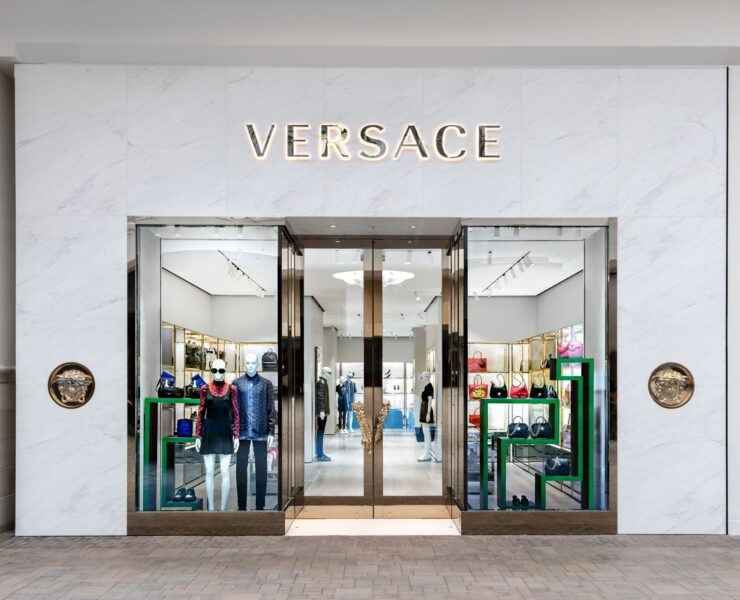 Versace Unveils New Boutique In San Diego California's Fashion Valley Mall