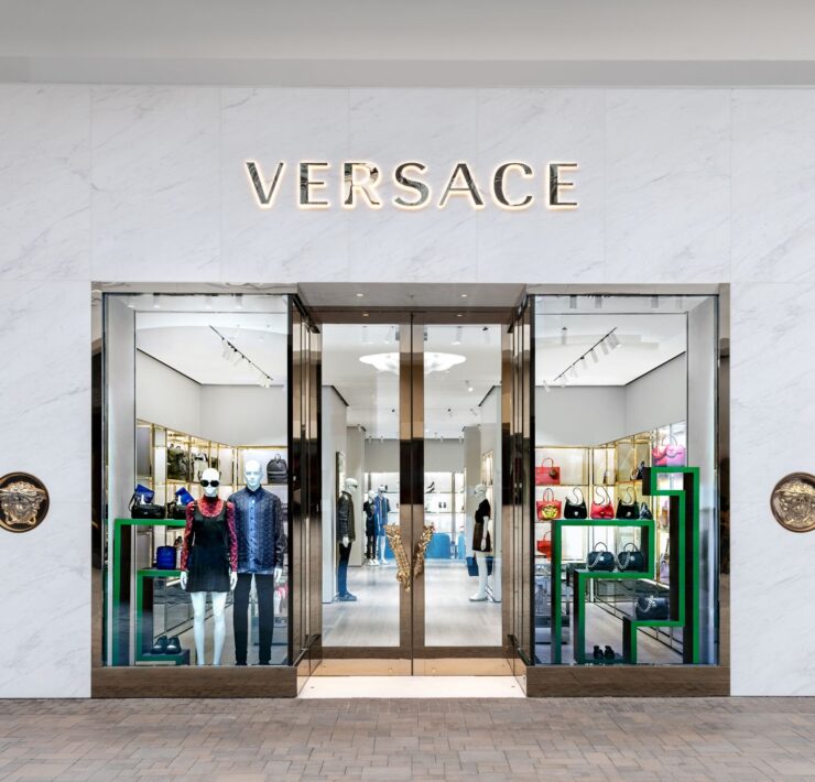 Versace Unveils New Boutique In San Diego California's Fashion Valley Mall