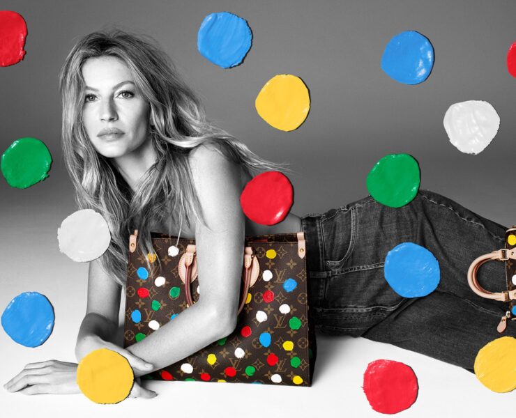 Gisele Bündchen for LV X Yayoi Kusami Global Campaign Revealed