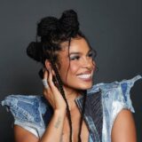 Jordin Sparks head shot with braids for cantu beauty