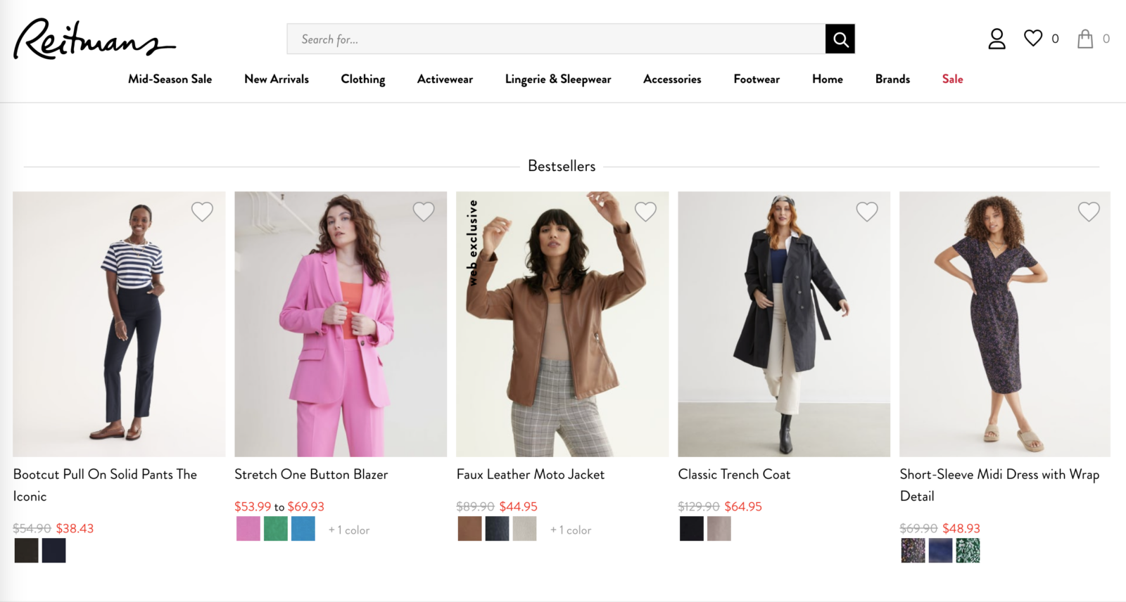 Reitmans sales up 11.4 percent, but profits are slim