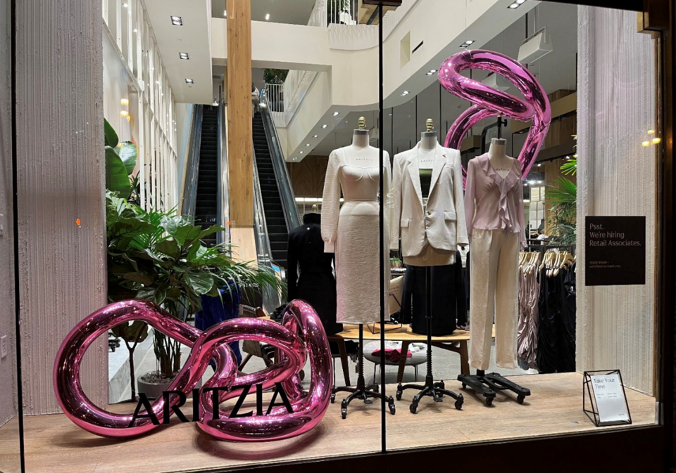 Aritzia named in copyright lawsuit over retail store displays