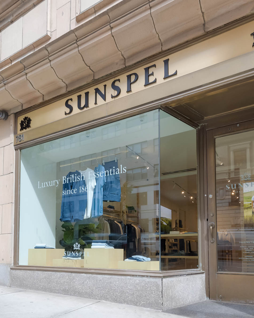 Luxury British Retailer Sunspel opens New York City boutique