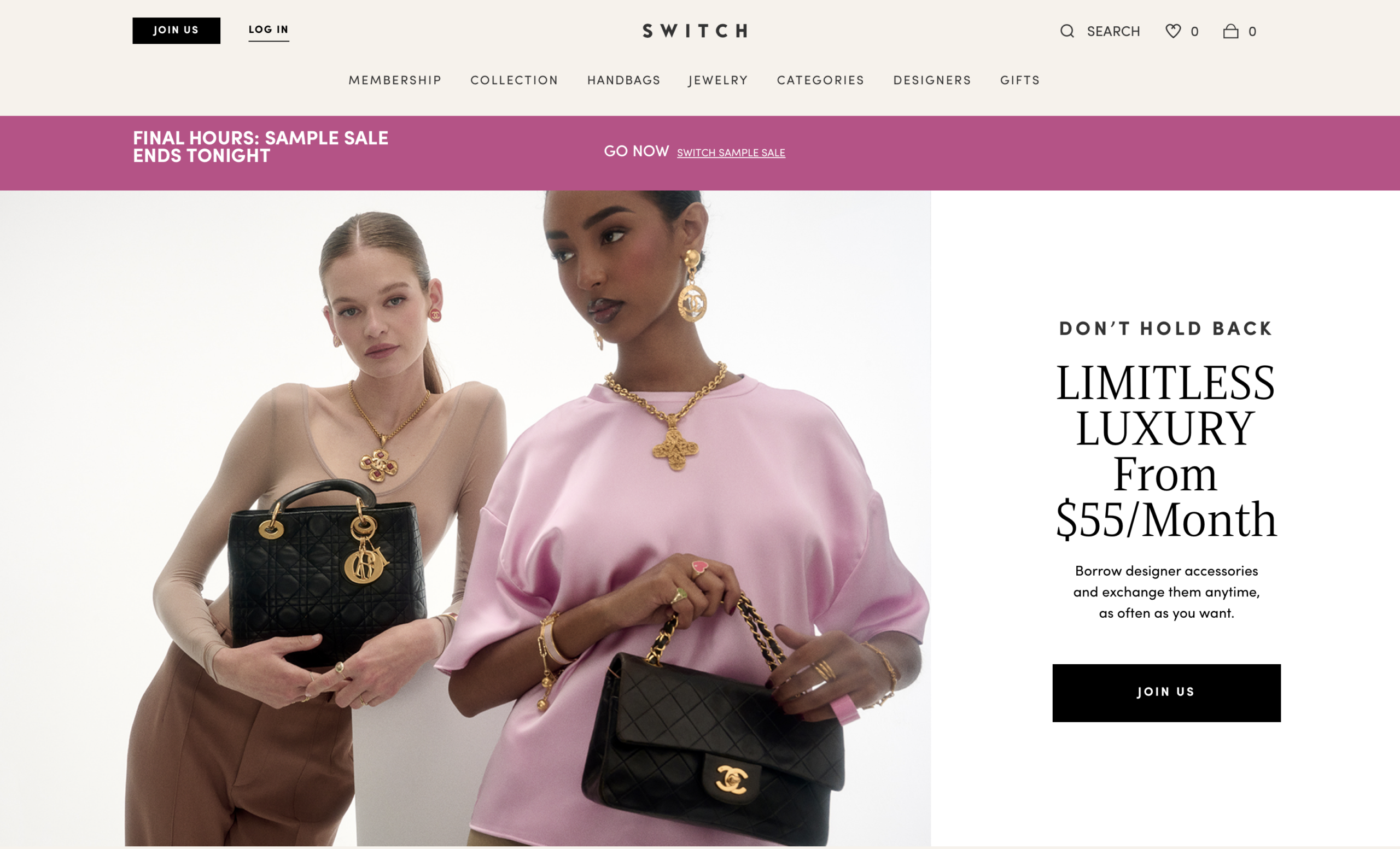 Switch rental service