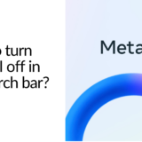 How to turn meta AI off in my search bar?