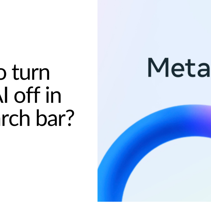 How to turn meta AI off in my search bar?