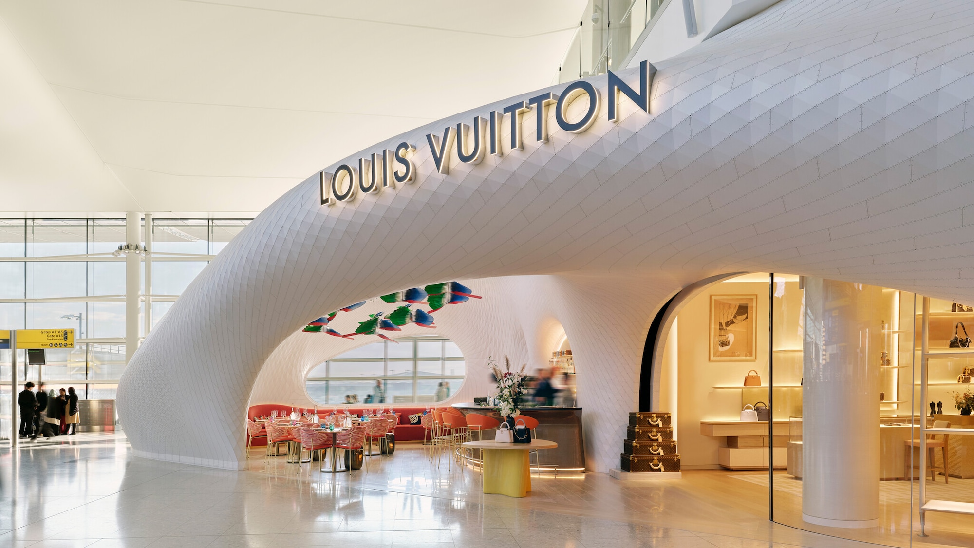 Louis Vuitton Unveils Le Café Cyril Lignac at Heathrow Airport