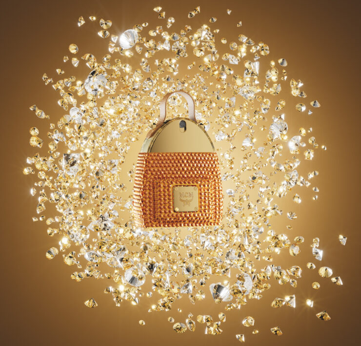 MCM X Swarovski® Crystals Launch Limited-Edition $1,800 Fragrance For Holidays