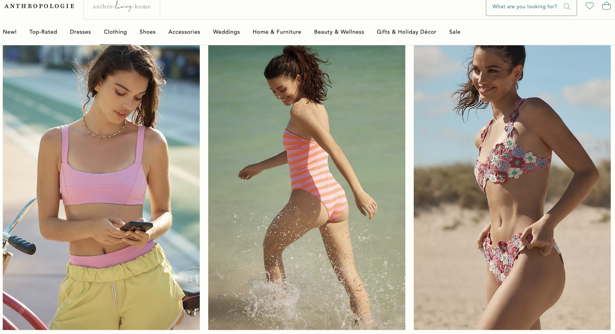 Anthropologie sees 'tremendous success' in swim, launches new collection