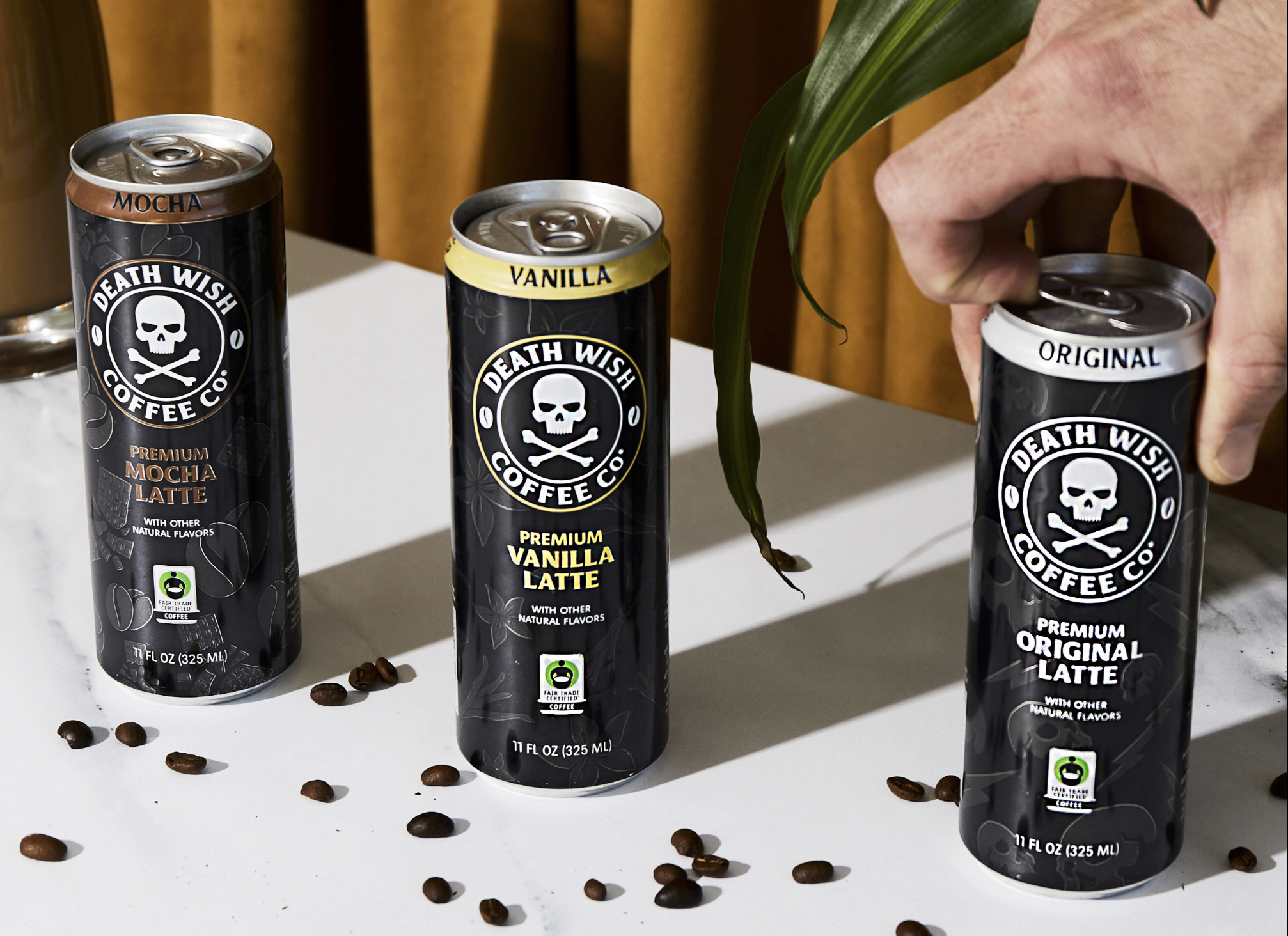 Death Wish Coffee's Premium Canned Lattes Hit Retail Nationwide