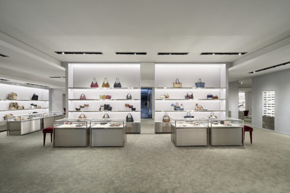 GUCCI store at Beverly Center in Los Angeles