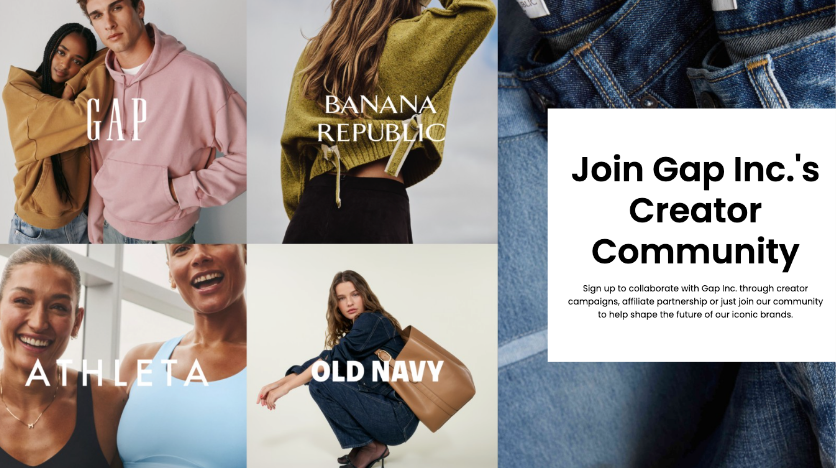 Gap Inc. Launches Cross-Brand Content Creator and Social Media Advocacy Program as a New Era of Fashiontainment