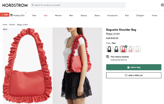 Baggy London Launches at Nordstrom’s The Corner