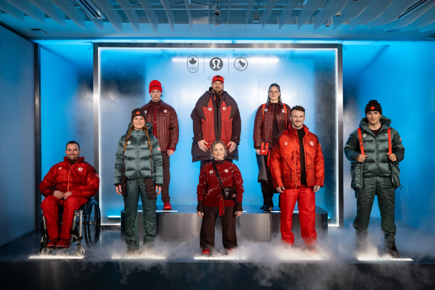 Lululemon Unveils Team Canada Athlete Kit For Milano Cortina 2026 Olympic and Paralympic Winter Games