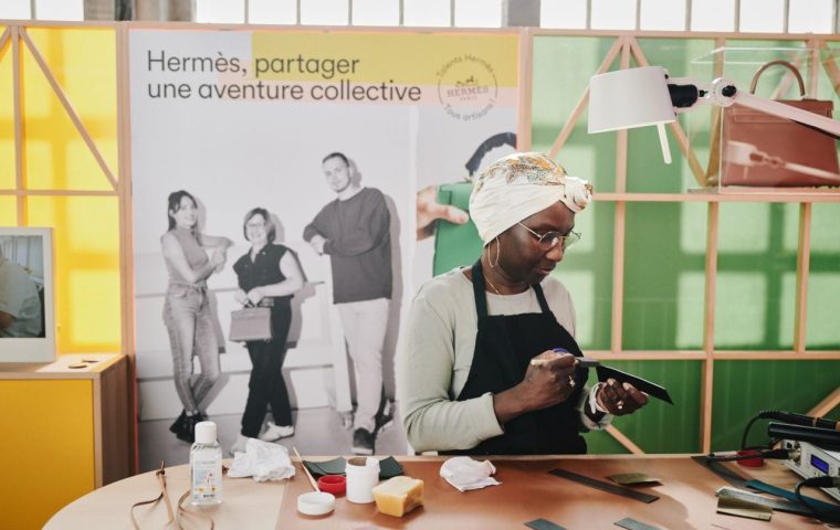 Hermès Opened Its Ateliers to the Public for Four Days at the European Artistic Crafts Days