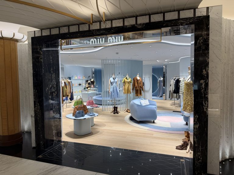 Miu Miu Opens a New Womenswear Boutique in Harrods’ Superbrands Hall on The First Floor