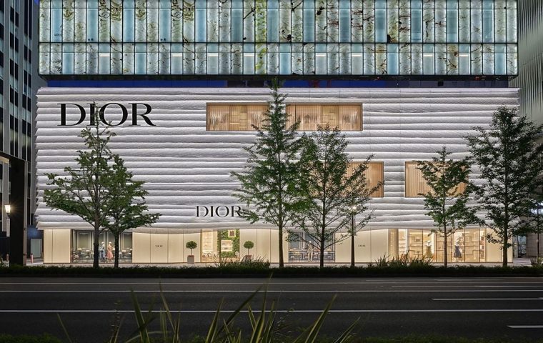 Dior Opens House of Dior Shinsaibashi in Osaka With Couture Façade and Gourmet Restaurant