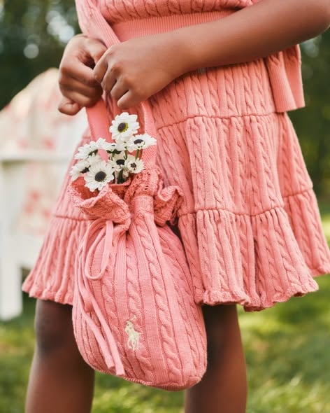 Ralph Lauren’s Classic Cable Knit Gets a Pastel Makeover for RL Kids Spring 2026 Collection