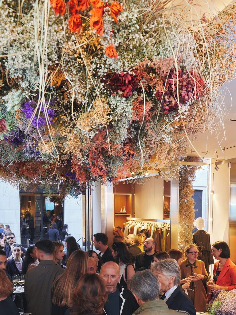 Herno turns its Via Montenapoleone Boutique into a Home in Bloom for Milan Design Week 2026