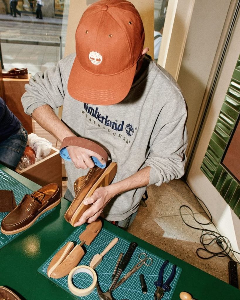 Timberland Hosts Craft Workshop With by.sangi at Orefici11