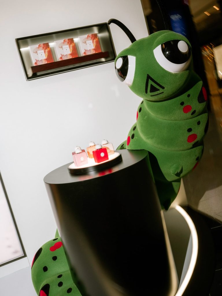 Amouage Brings Caterpillar Installation to Bloomingdale's Dubai Mall