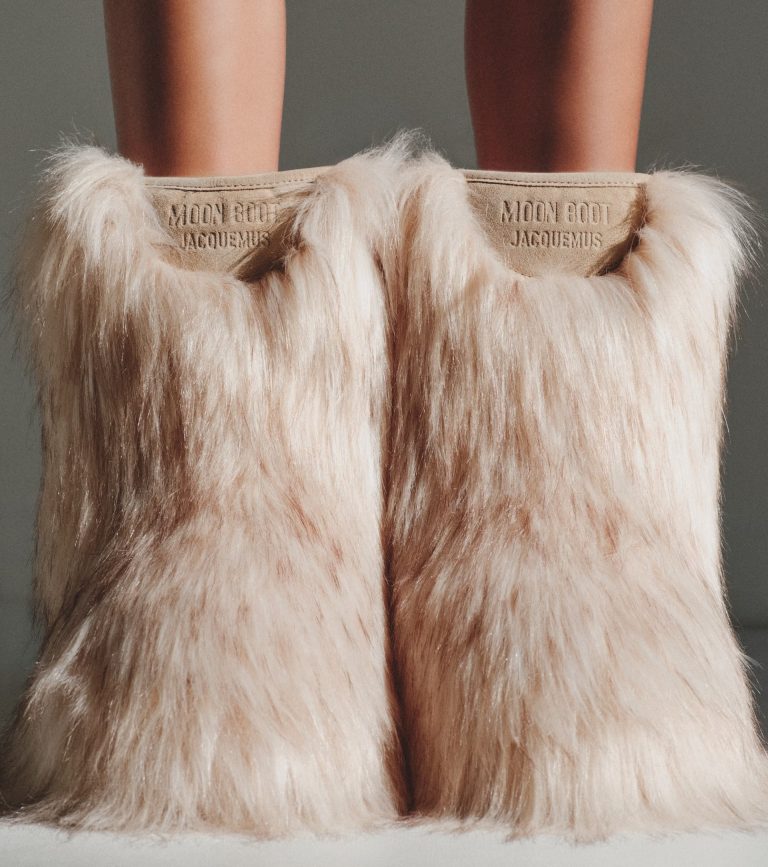 Jacquemus x Moon Boot Transforms’ 1975 Faux Fur Icon Into 2025’s Hottest Winter Boot