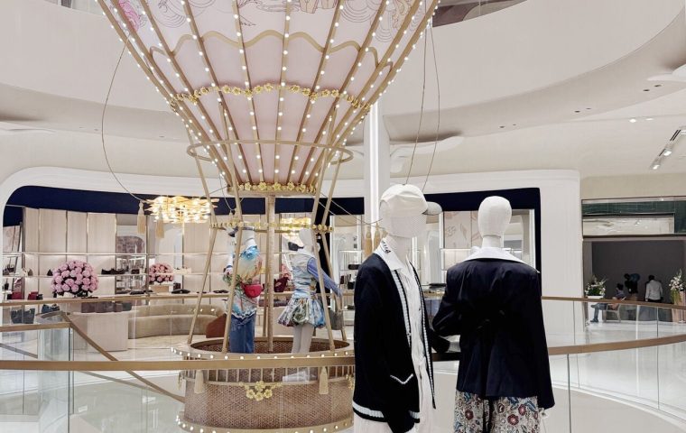 Parisian elegance lands in India under a 27-foot hot air balloon at Galeries Lafayette Mumbai