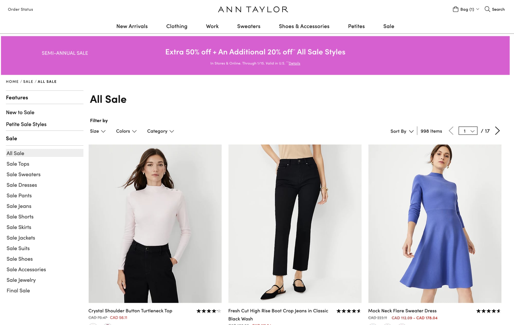 Anne Taylor's Semi-Annual Sale