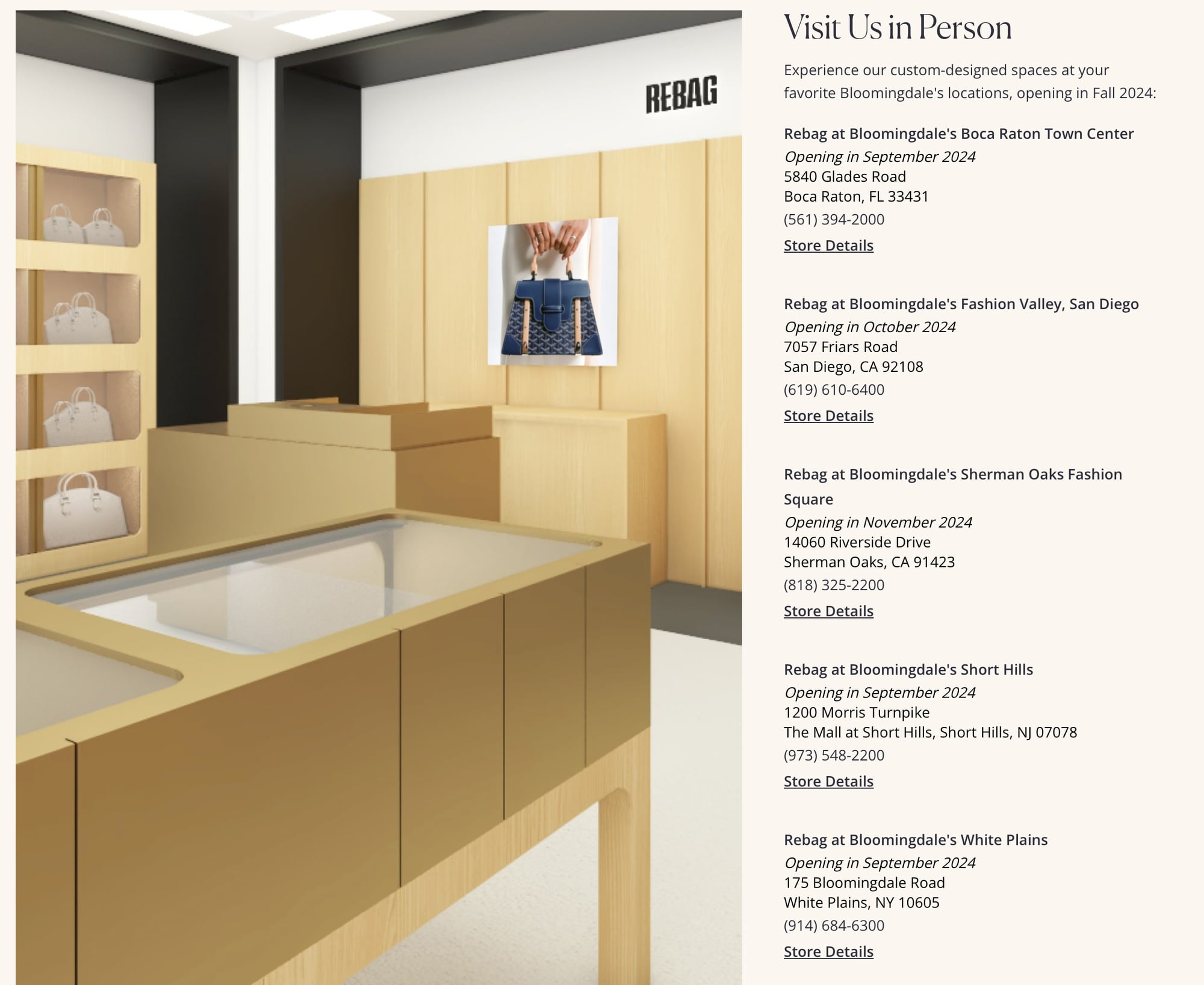 Bloomingdale's and Rebag Team Up to Expand In-Person Shopping