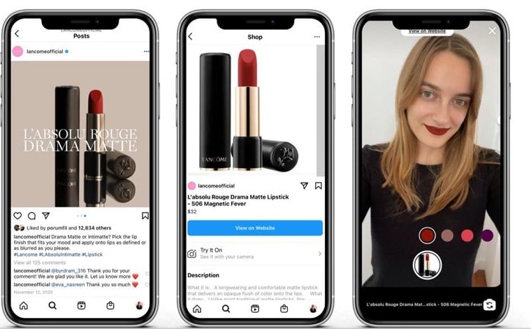 L'Oréal and Facebook bring virtual try-ons to Instagram shopping with ModiFace
