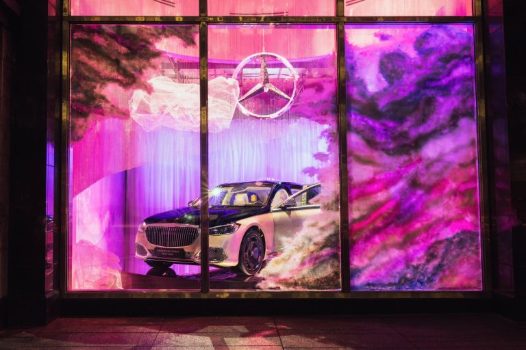 Mercedes Captivates With Signature Maison Mercedes Luxury Retail Storefront