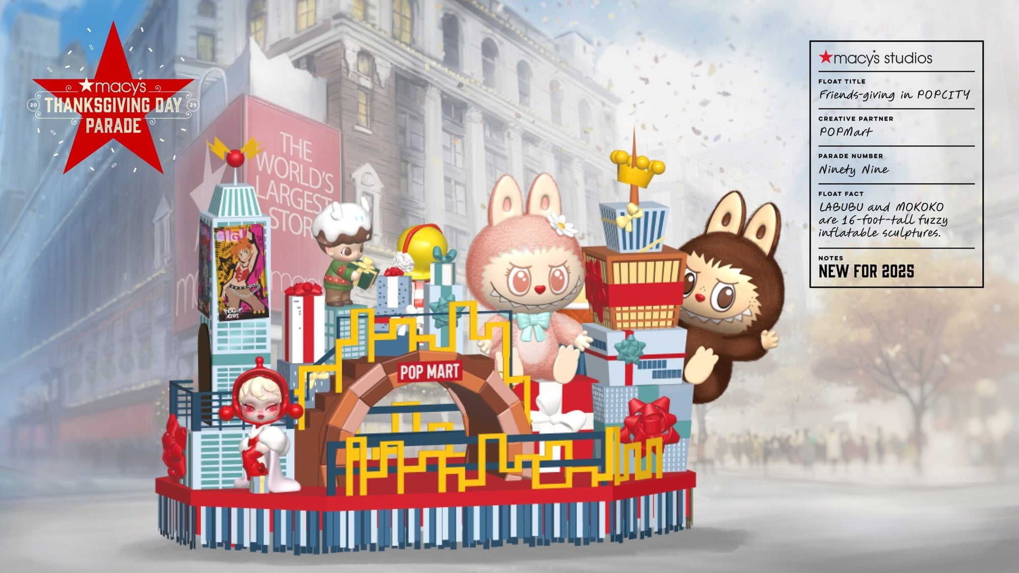 Macy’s Shoppers Meet Labubu and Friends for 15th Anniversary Bash