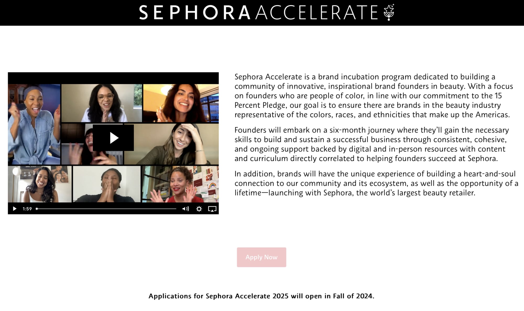 Sephora Accelerate