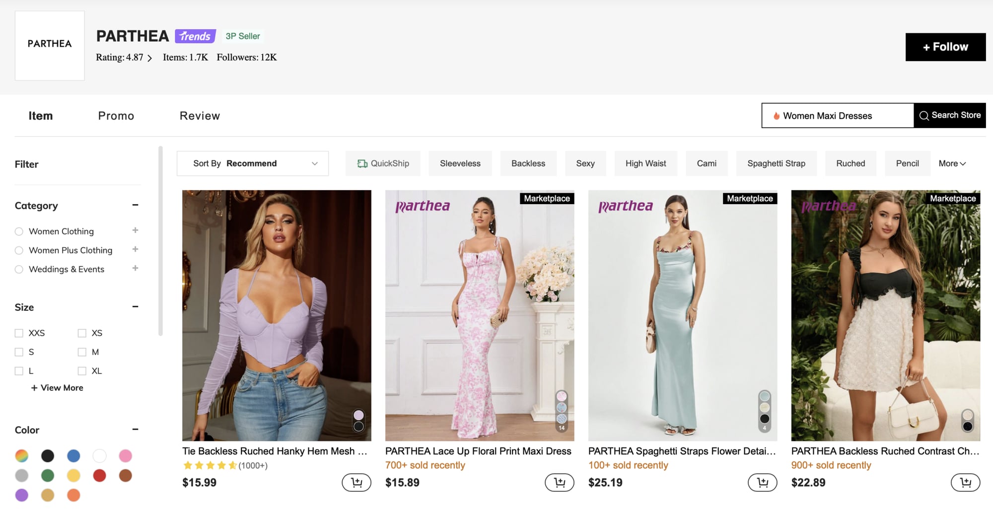 Shein's Parthea