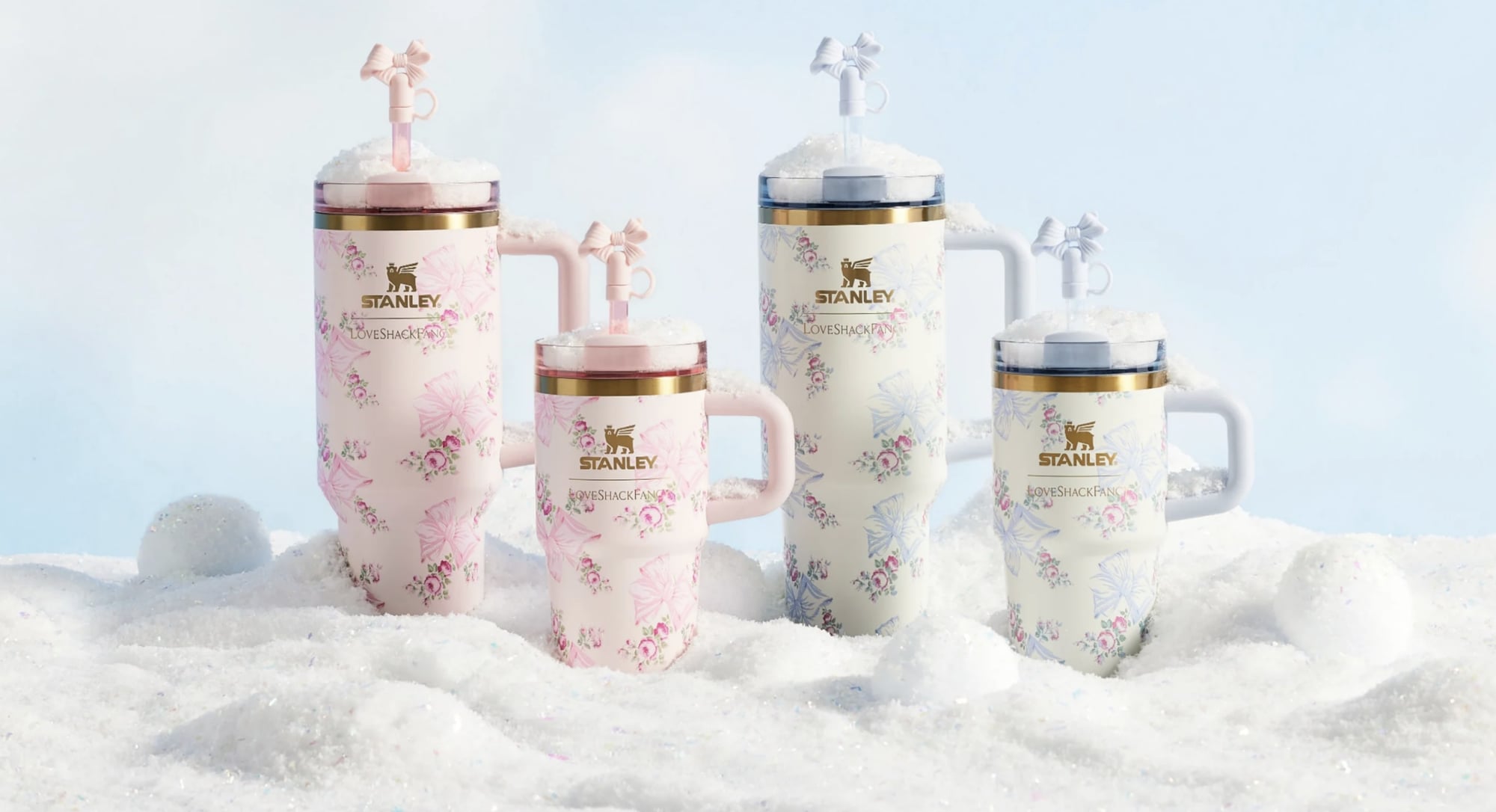 Stanley x LoveShackFancy Unveils Whimsical Holiday Tumbler Collection