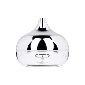 Universal-Soul-Company-Aura-ultrasonic-aroma-diffuser-humidifier-and-purifier-in-chrome