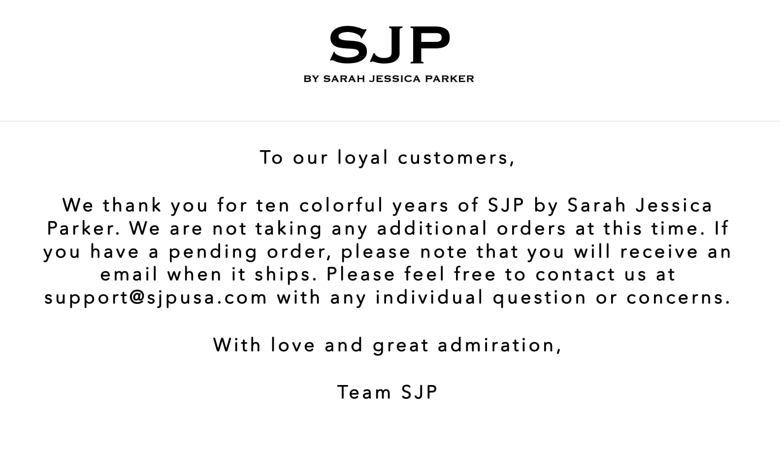 What Happened to Sarah Jessica Parker's Shoe Label