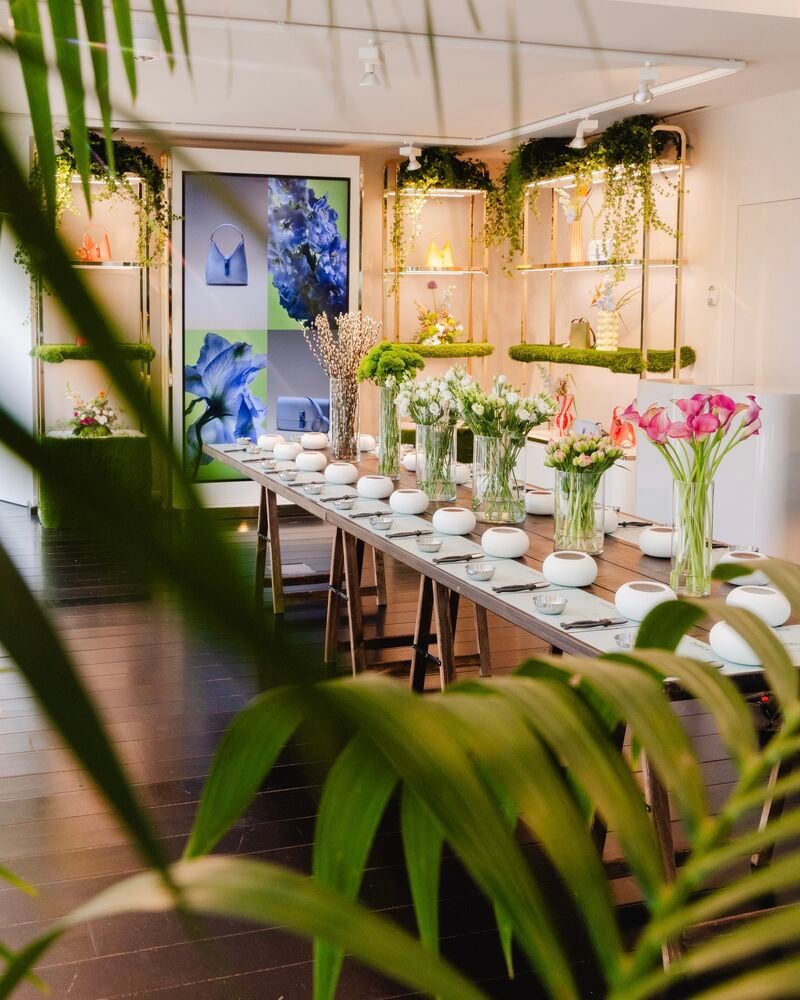 Furla Brought Mothers and Daughters Together for an Ikebana Experience at Milan Art Week