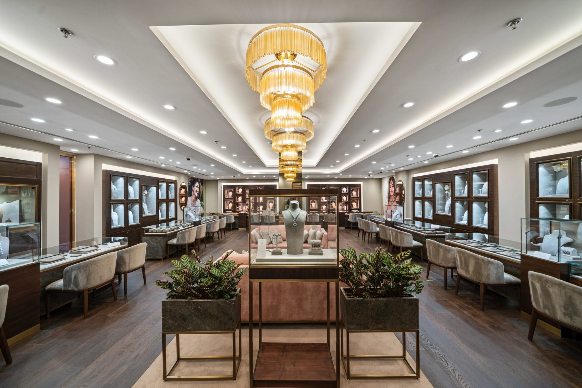 Interior of Tanishq Showroom in New Jersey