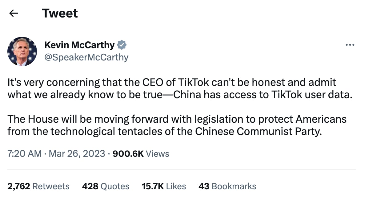 kevin-mccarthy-tiktok-tweet-house-of-common