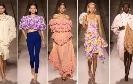 Models at Paris Fashion Week