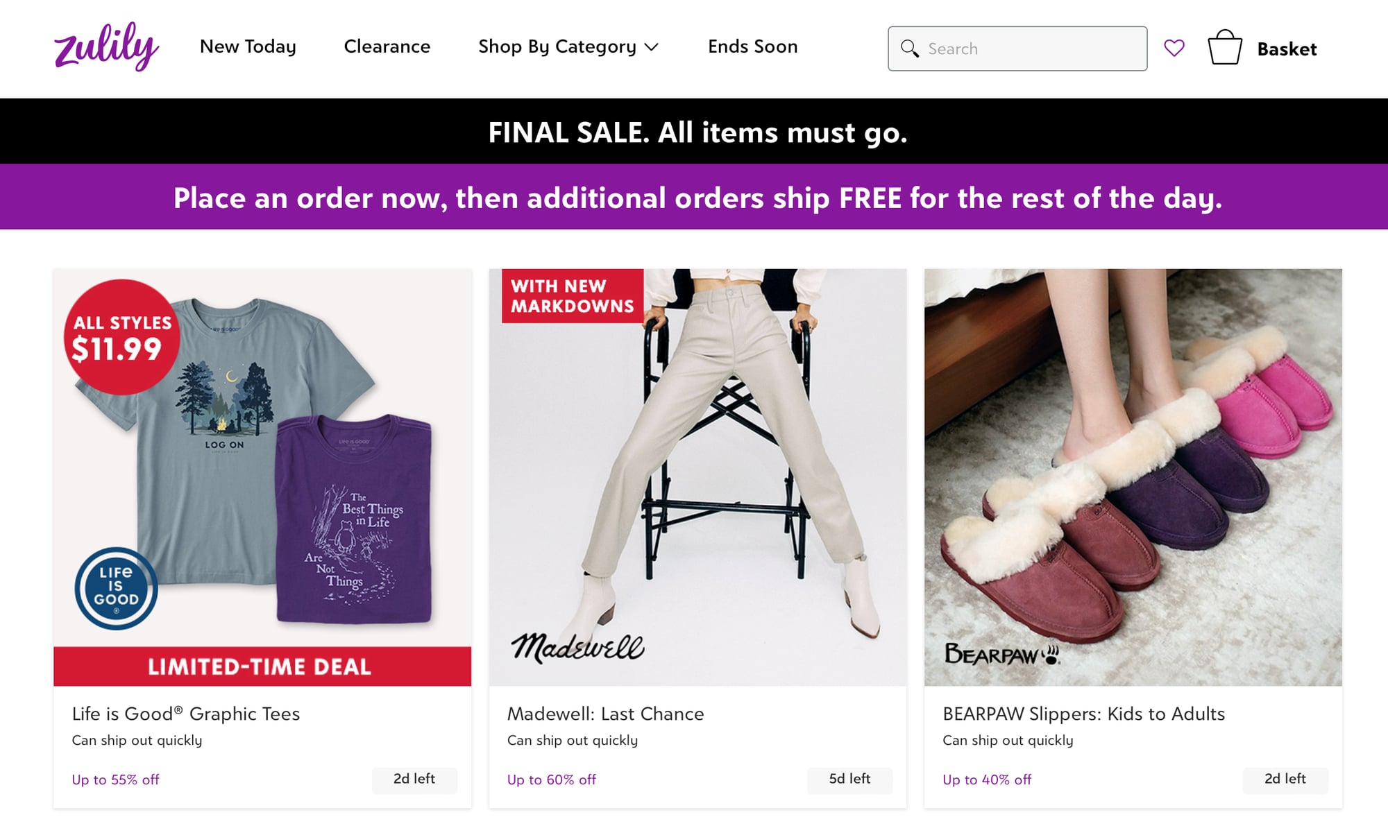 Zulily going out of business