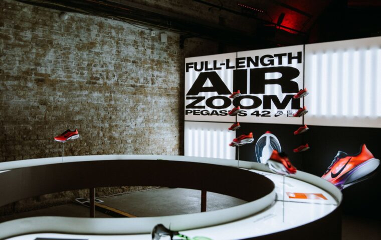 Nike and Sports Direct Turn Leake Street Into a Pegasus 42 Race Track