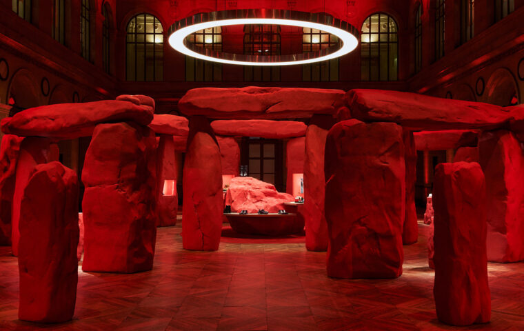 Christian Louboutin’s Men’s SS27 Red Sands Set Explores What Survives After Civilizations Fade