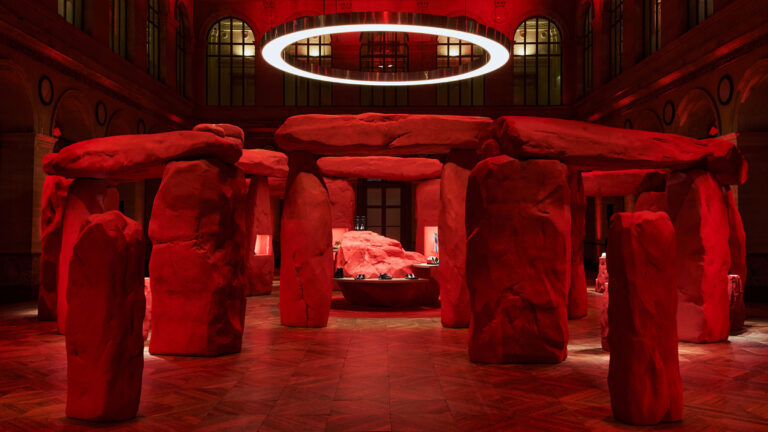 Christian Louboutin’s Men’s SS27 Red Sands Set Explores What Survives After Civilizations Fade