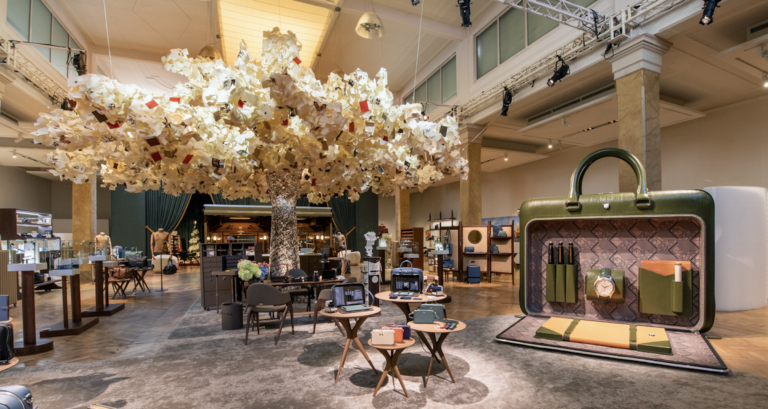 Montblanc Turns Salone Dei Tessuti Into a Century of Leather Storytelling