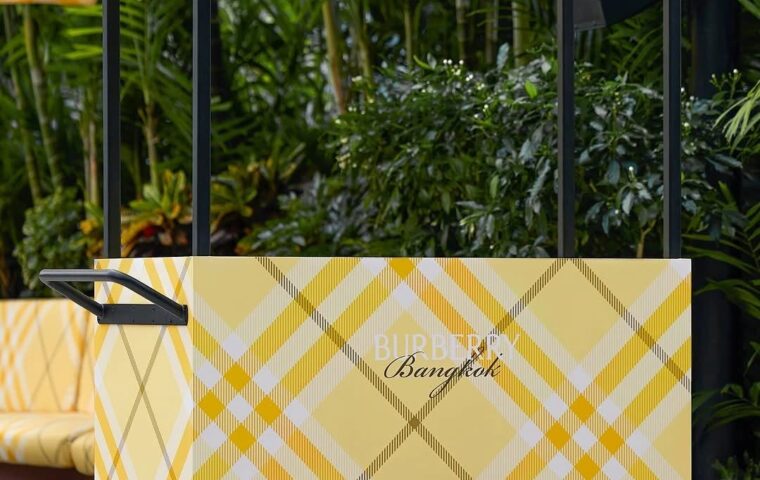 Burberry Checks Into Bangkok With a Yellow Washed Summer Takeover